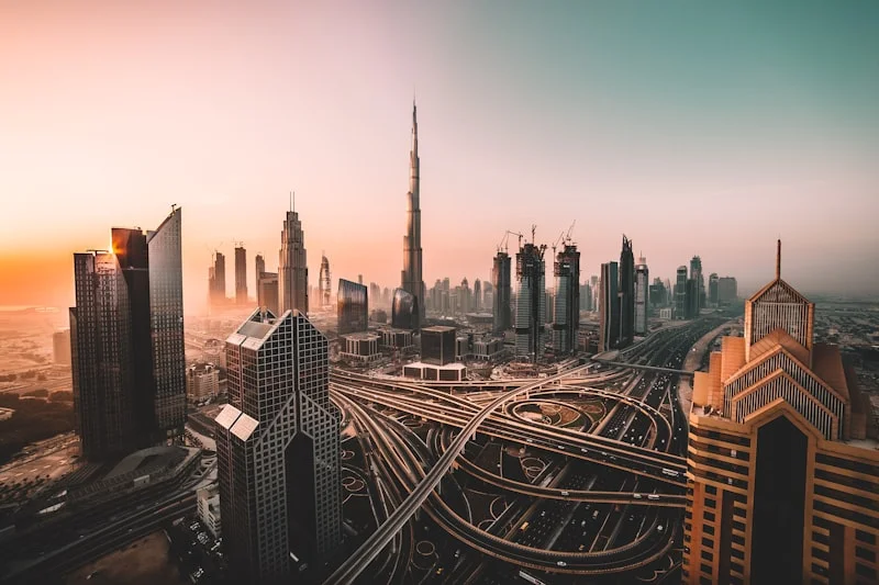 Vista de Dubái, Emiratos Árabes