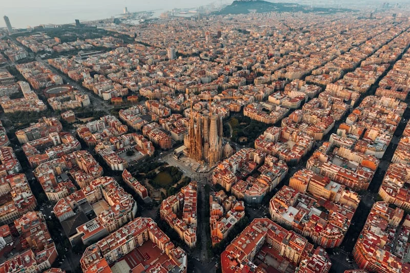 Vista de Barcelona, España
