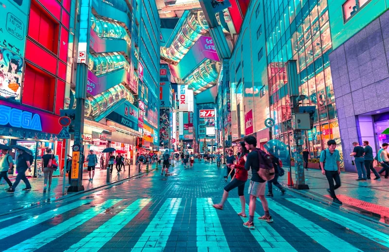 Vista de Tokio, Japón