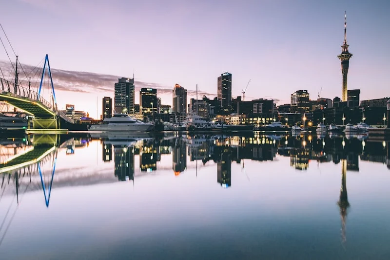 Vista de Auckland, Nueva Zelanda